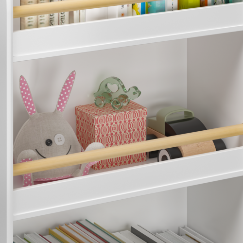 Fiber Board Children's 3-layer Bookshelf