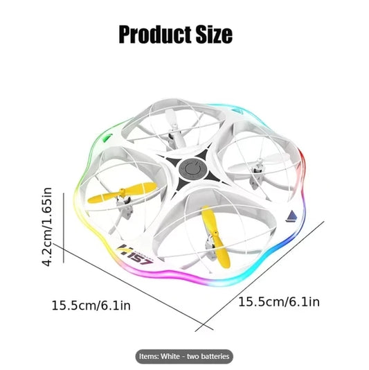 H158 Intelligent Aircraft | Four-rotor Power System, One-key Takeoff, Optical Flow Hovering, Intelligent Height Control, Airframe Safety Protection, Anti-collision, Stunt Roll Operation