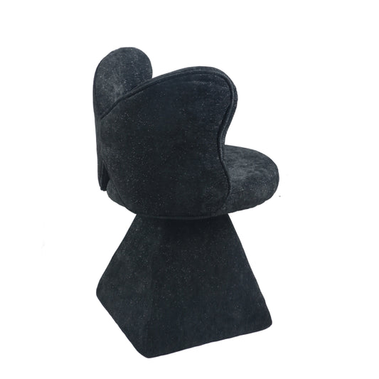 Vanity Chair With Butterfly Back,Swivel Accent Chair Dining Chairs,Makeup Stool For Bedroom Dressing Table,Suitable For Living Room,Dining Room,Study,Recreational Areas Black