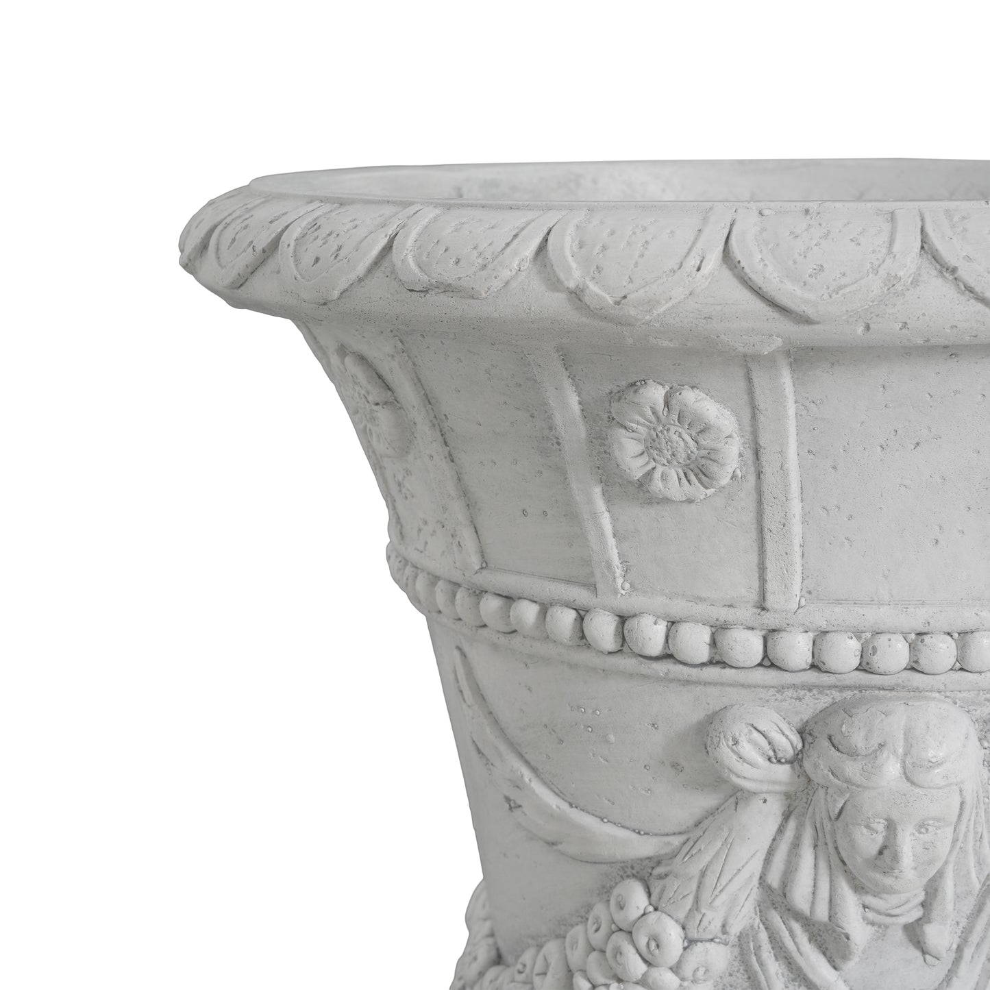 MGO Garden Urn, Light Grey, 23.75 H
