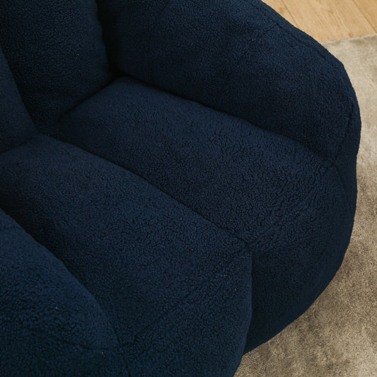 Bean Bag Chair With Filler, Bean Bag Sofa With Tufted Soft Stuffed Filling, Fluffy And Lazy Sofa, Comfy Cozy BeanBag Chairs With Memory Foam For Dorm, Apartment, Living Room