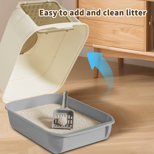 Only Self Pickup---Double-door Cat Litter Box