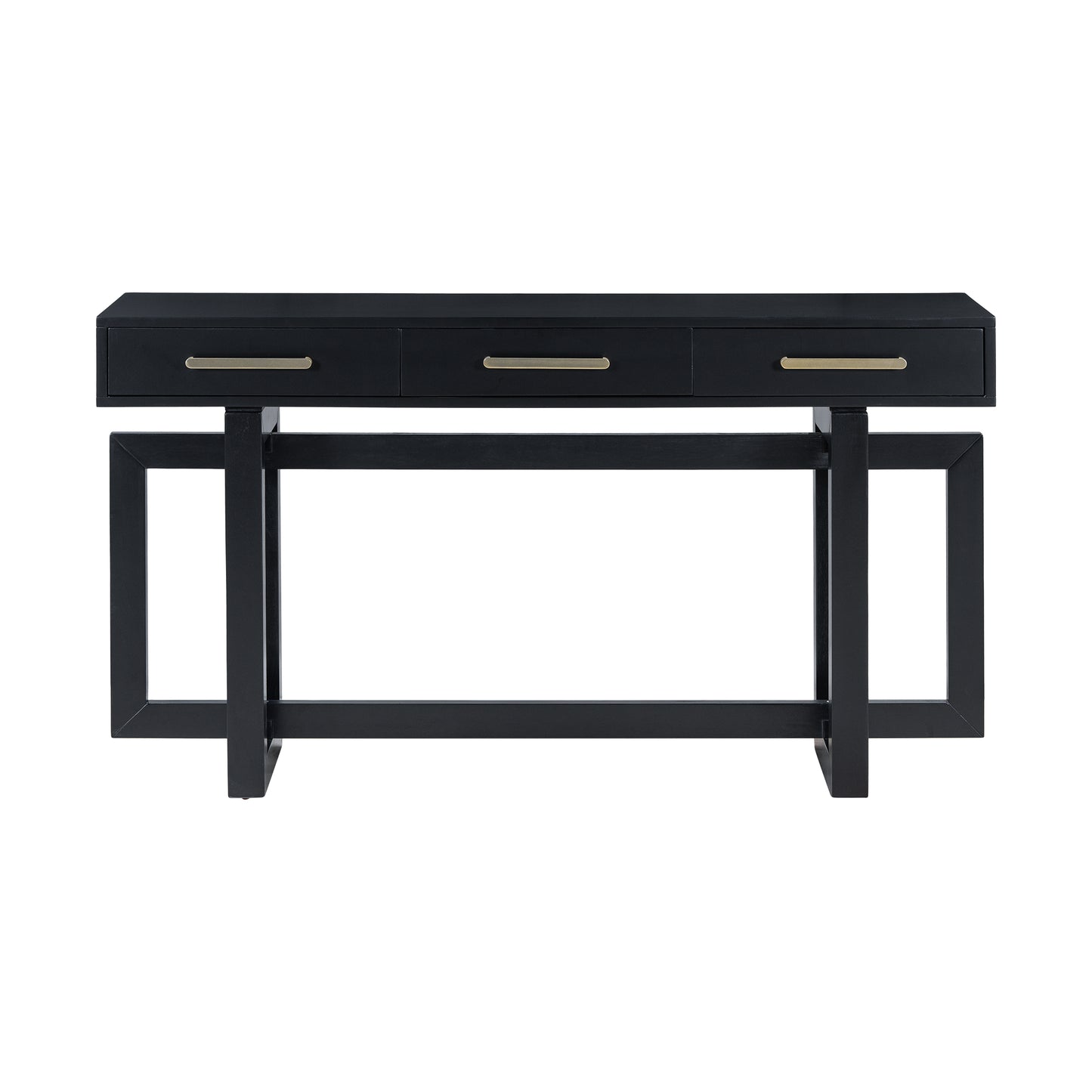 U-STYLE Elegant Console Table With Three Drawers  Extra Long Entryway Table For Entryway  Hallway  Living Room  Foyer  Corridor