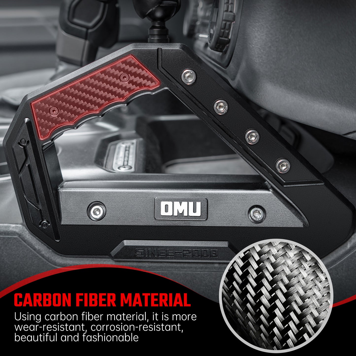 Center Console Grab Handle With Phone Holder For Ford Bronco 2021