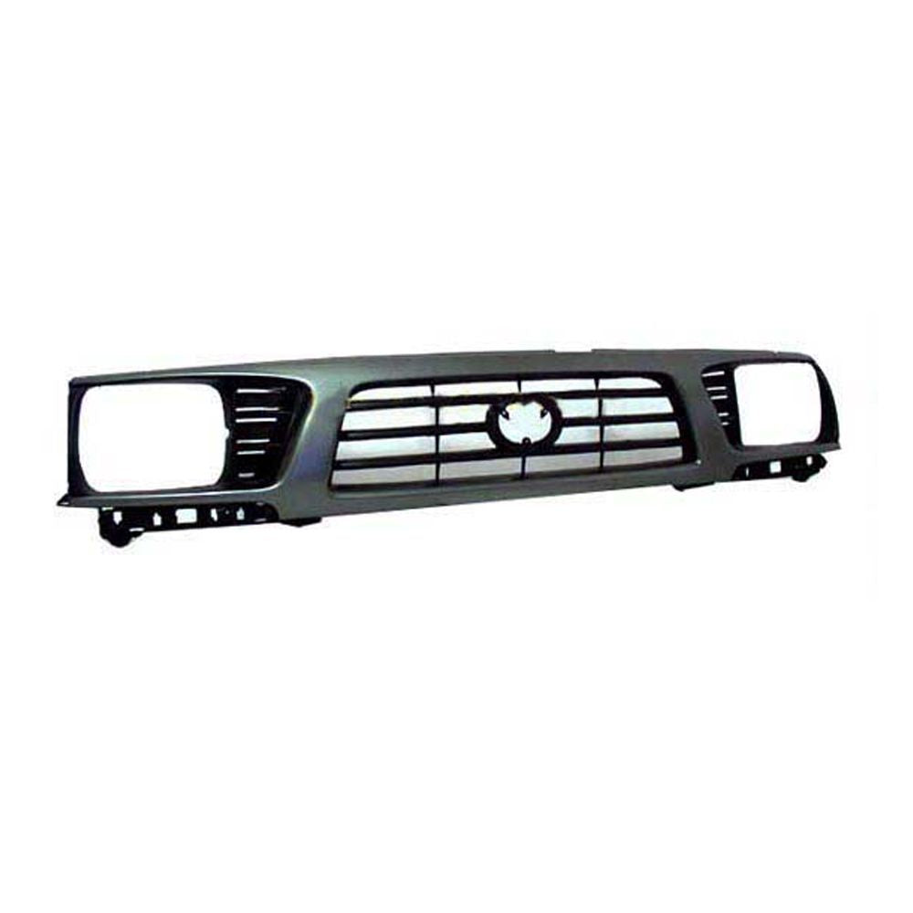4WD Sealed Beam For 95-97 Tacoma Standard Cab Pickup Gray Fame With Blk Insert