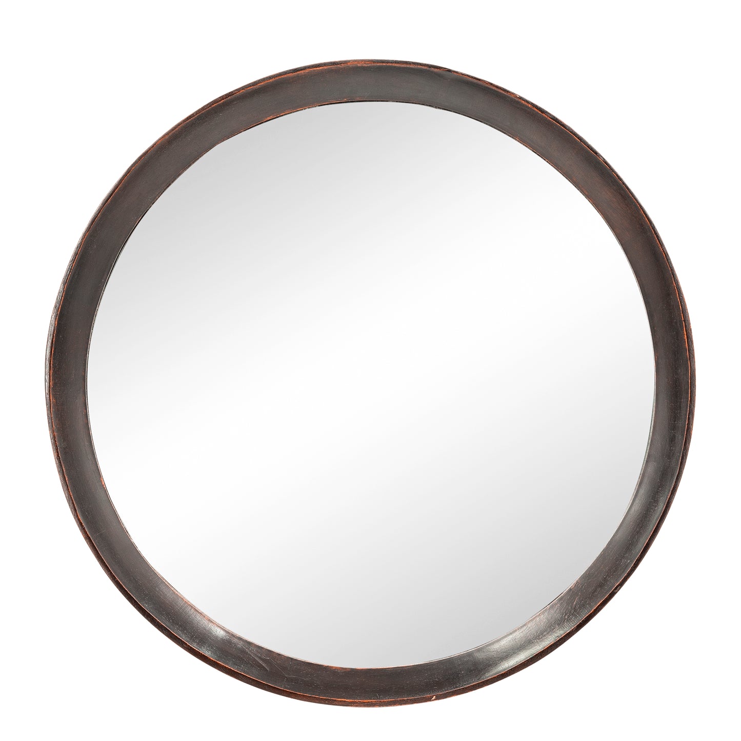 20x1.5 Transitional Decor Style Mango Wood Wall Mirror Wall Decor With Frame Of Solid Mango Wood For Bathroom Entryway Console Lean Against Wall