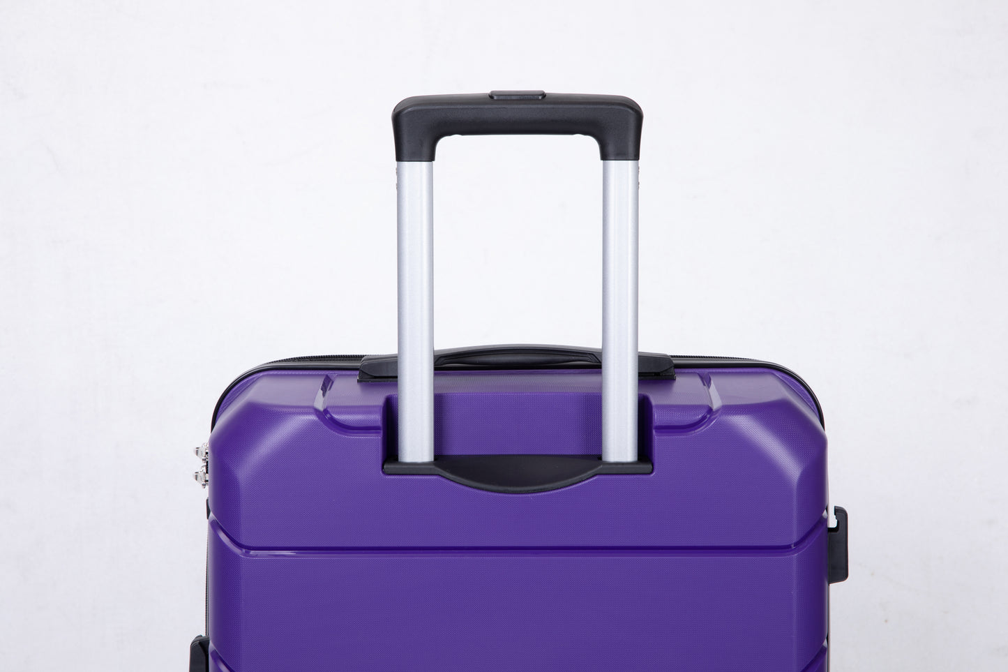 Hardshell Suitcase Spinner Wheels PP Luggage Sets Lightweight Durable Suitcase With TSA Lock,3-Piece Set   20  24  28   ,Purple