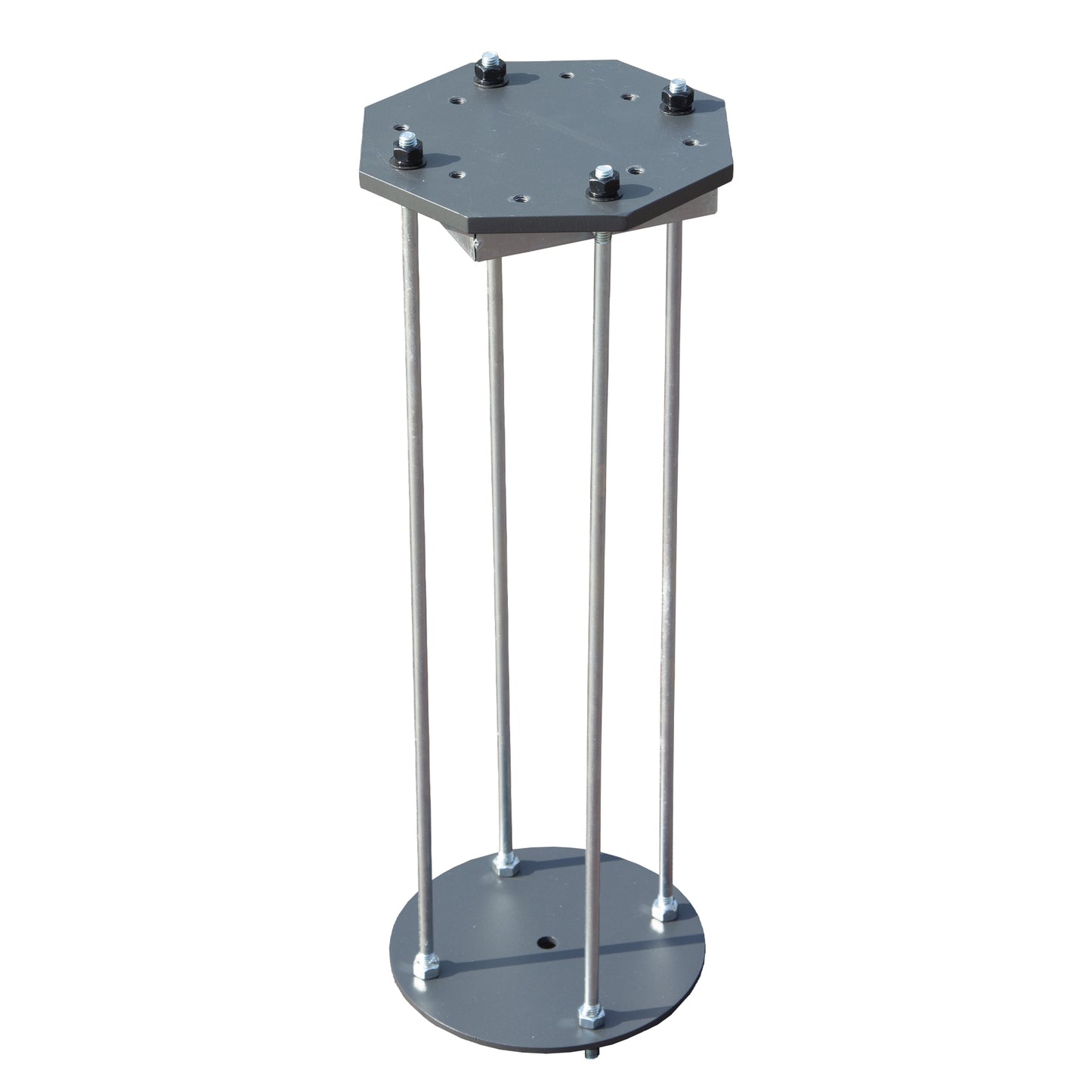 Patio Umbrella Base In Ground, Heavy-Duty Steel Construction For Stability, Supports Up To 700LBS, 7.8  X 7.8  X 22