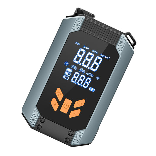 Cordless Tire Inflator 150PSI Auto Shutoff 6000mAh Electric Portable Car Tire Pump With Pressure Gauge LED Light For Motorcycle Bike Inflatable Ball