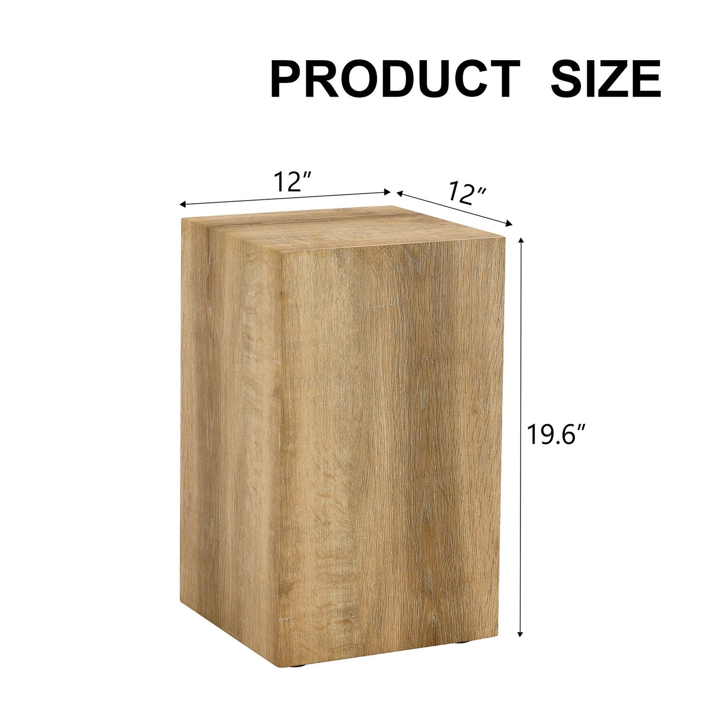 Elevate Your Living Space With This Modern MDF Coffee Table That Showcases Smooth, Light Wood Color Texture Patterns. It Is Characterized By Stylish Design.12x12x19.6,W1151P188001