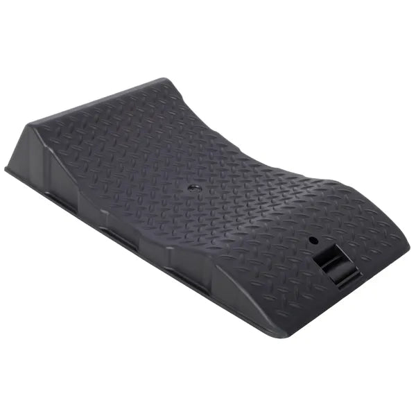 2PACK Tire Saver Ramps,Car Tire Wheel Ramps,Anti-Slip Hard Plastic Design,Black