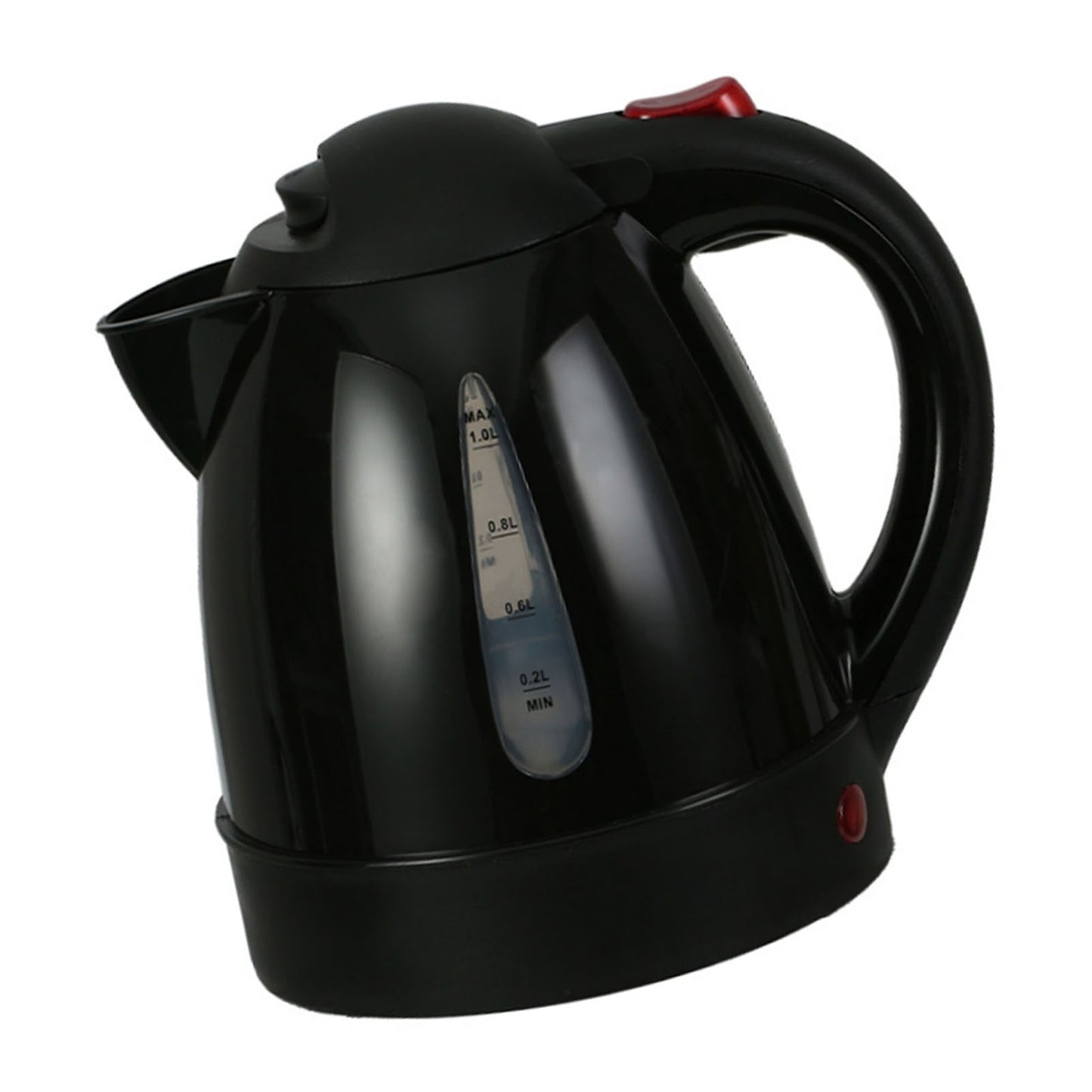 Electric Kettle 150W 1L Black Road Hot Water Boiler Stainless Steel Liner Auto Shut Off Tea Kettle Car Cigarette Plug 12V For Sedans SUVs