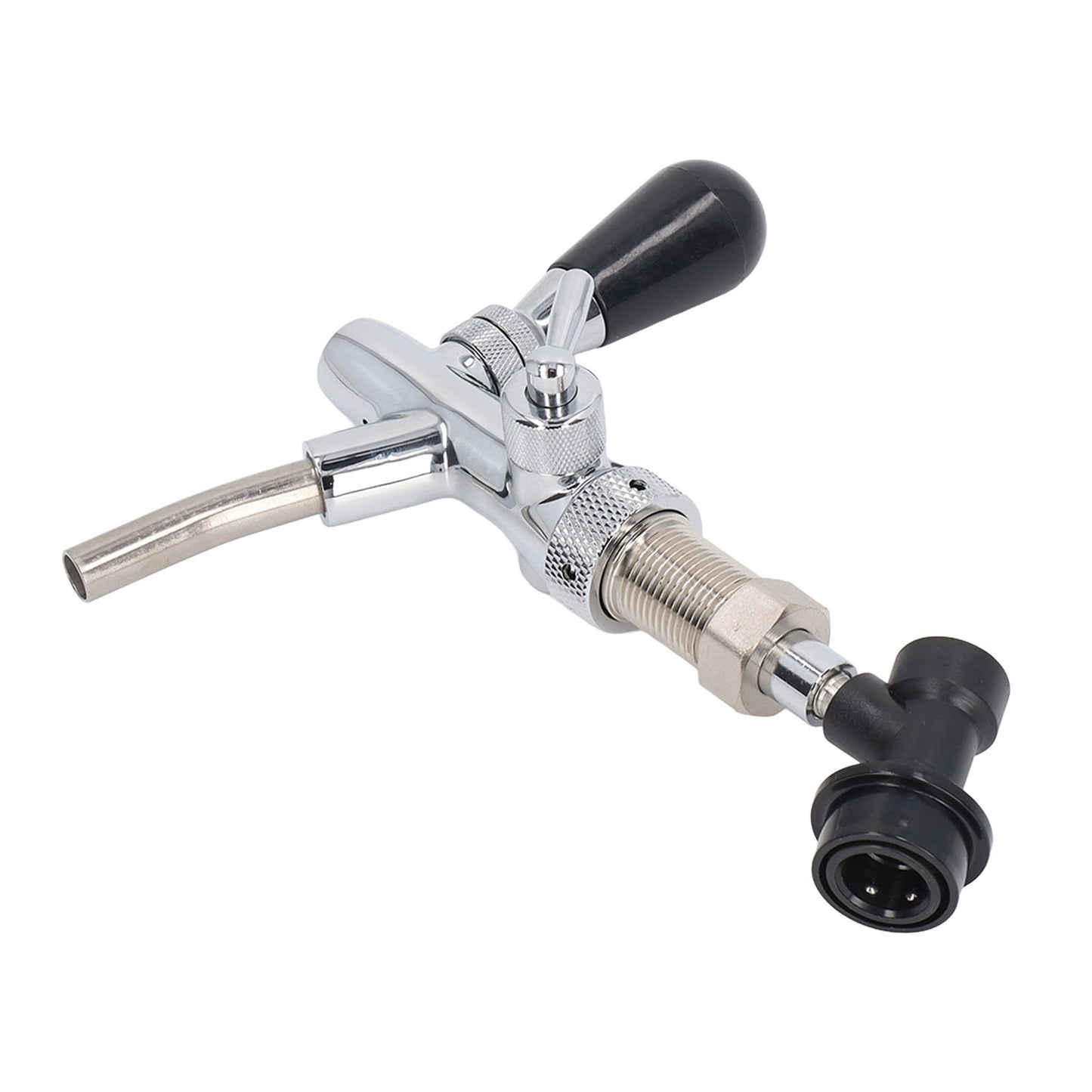 G5/8 Beer Tap 304 Stainless Steel Adjustable Beer Faucet Liquid Dispenser For Bar Restaurant Hotel Home