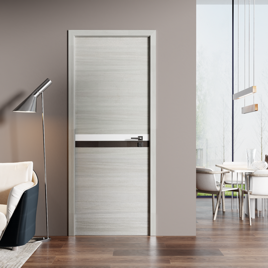 CRAZY ELF 32 X 84 Melamine Integrated Door Slab, No Assembly Required, Covered With 2mm Thick Melamine Protective Layer, Environmental-Friendly, Waterproof, Moisture-proof, Deformation Resistant