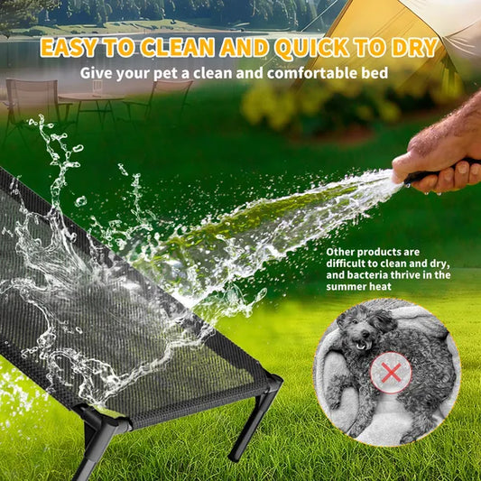 XXXL-type Mesh Pet Bed With Ventilation And Heat Dissipation, Stable And Durable Structure, Suitable For Small And Medium-sized Cats And Dogs, Convenient For Both Home And Outdoor Use