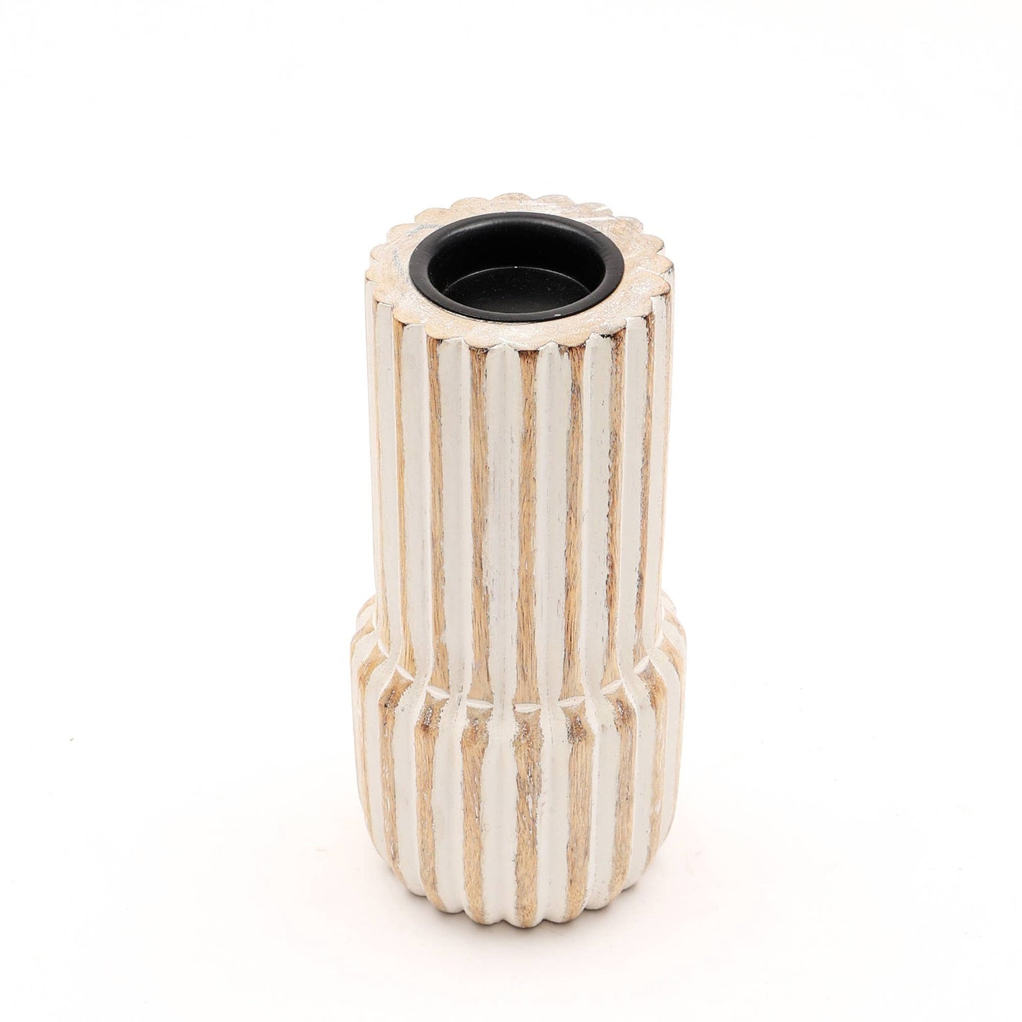 Decorative Wooden Centerpiece Candle Holder- 4x12 -Elegant Candle Stand For Any Occasion