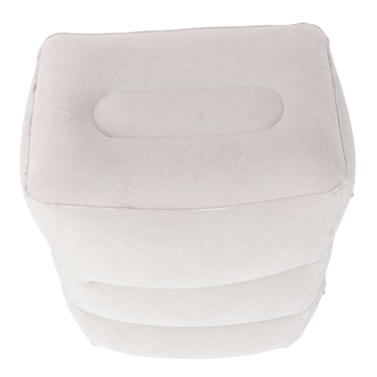 Inflatable Foot Rest Pillow Toddler Airplane Bed Adjustable 3 Layers Height Leg Rest Pillow Airplane Travel Essentials For Office Home Trains Cars