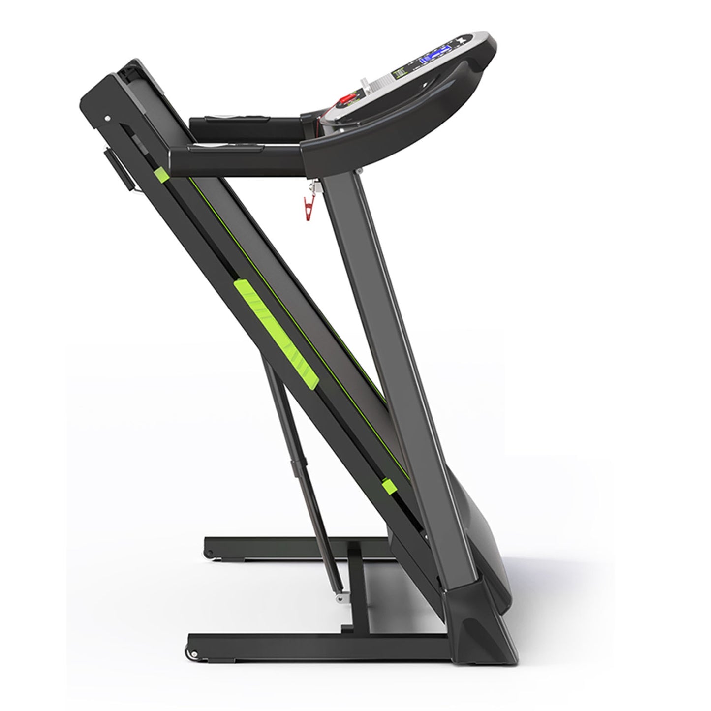 3.5  Portable Foldable Treadmill With Handles  Slope Home Walking Running Treadmill 0.5-7.5 MPH 330 Lb Weight Capacity