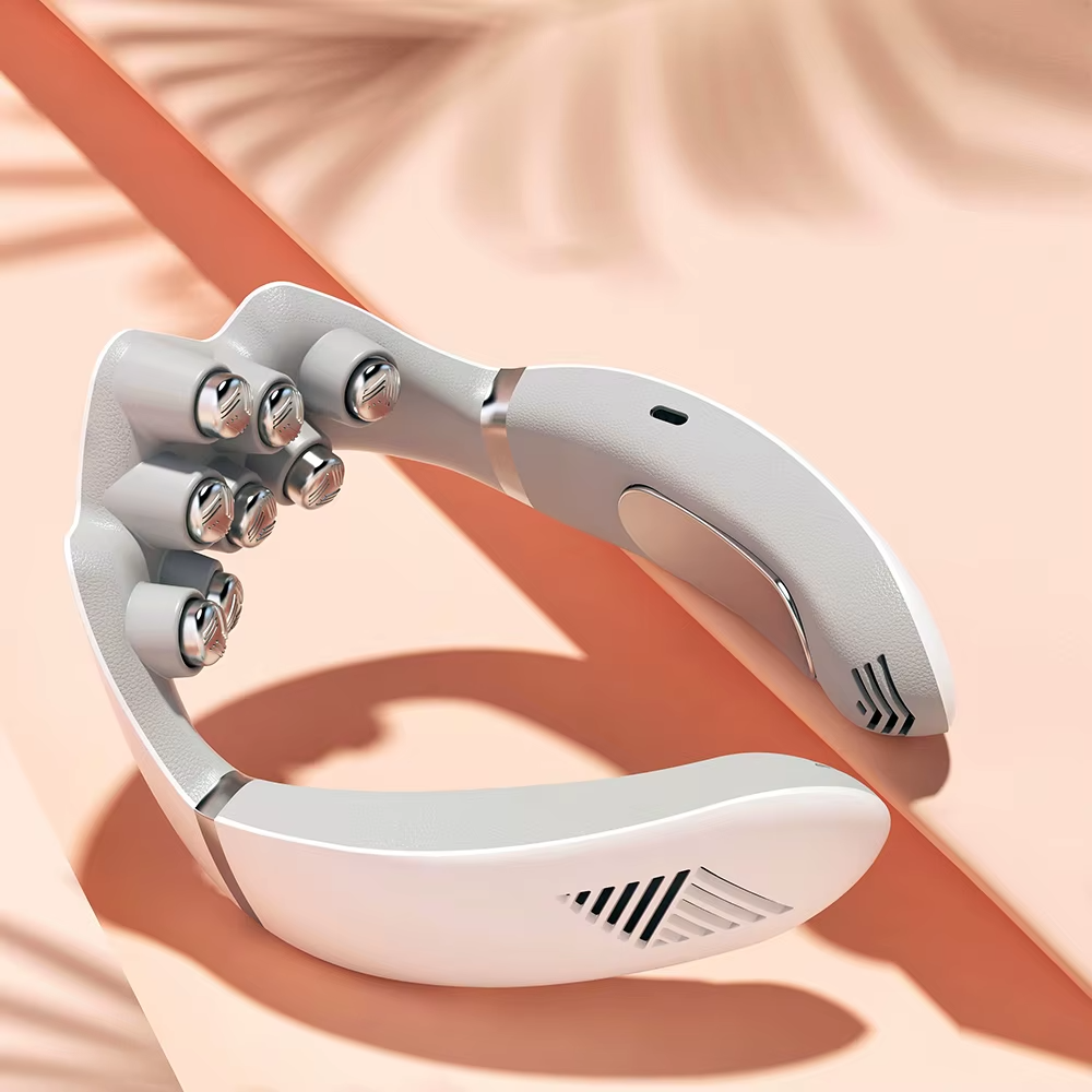 Wholesale Customized Wireless Personal Portable Neck Wearable Massagers Cold And Warm Hanging Neck Massager