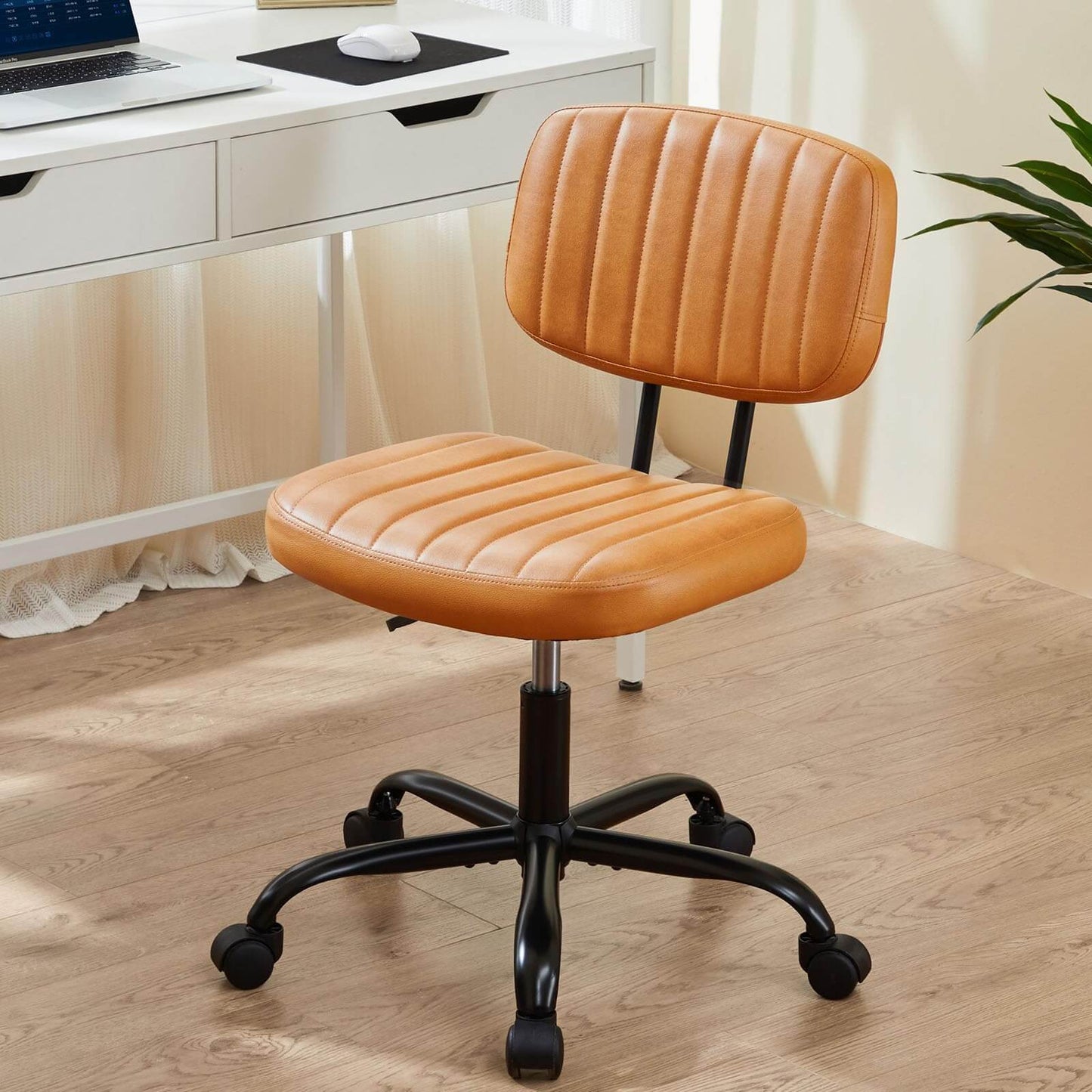 Adjustable Height 360degrees Rolling Swivel Computer Task Chair Without Arm