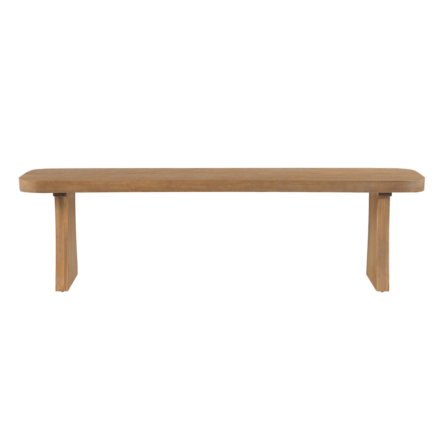 Indoor Pine Dining Bench, 62.9  L Solid Wood Seating, 350lbs Weight Capacity, Fits 3 People For Kitchen, Dining Room & Living Space