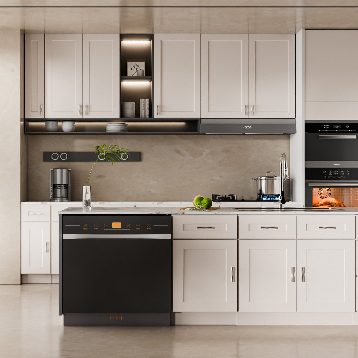 White Shaker Solid Wood Wall Cabinet With Soft-Close Doors, Adjustable Shelves - 27  Double Door Storage For Kitchen, Bathroom, Laundry, Garage  Easy Assembly, 27 W X 12 D X 30 H