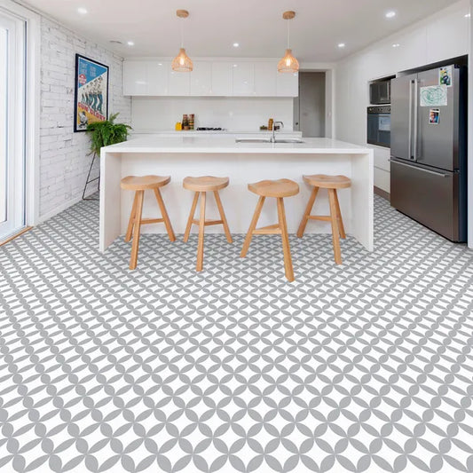 20pcs Self-Adhesive Floor Tiles, 7.9 X 7.9 Inch PVC Self-Adhesive Waterproof Flooring Strips, Waterproof Lip Features, DIY Suitable For Bathroom, Living Room, Covers 4.3 Square Feet
