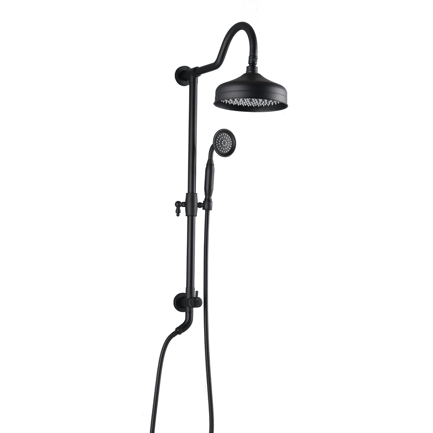 Shower Head With Handheld Shower System With 8  Rainfall Shower Head, Dual Shower Combo