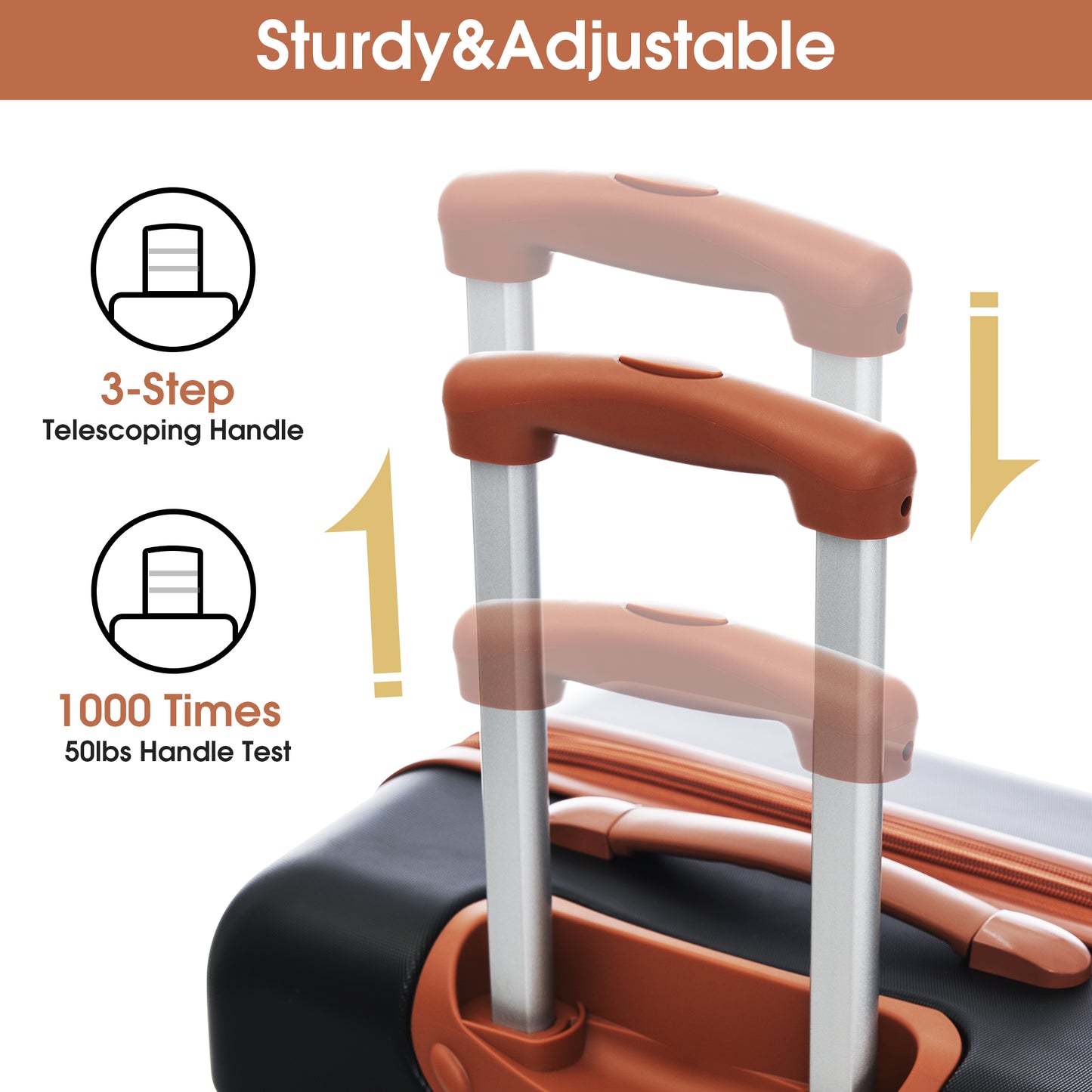 Hardshell Luggage Sets 2Pcs   Bag Spinner Suitcase With TSA Lock Lightweight 20    28