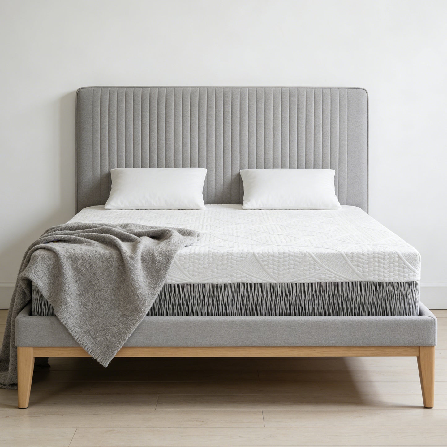 14-Inch Premium KING Mattress - Premium 4-Layer Foam Sofa & Mattress - Japanese Design & Manufacturing, Ultra-Breathable, Eco-Friendly, Antimicrobial, Ergonomic Zoned Support, CertiPUR-US & OEKO-TEX