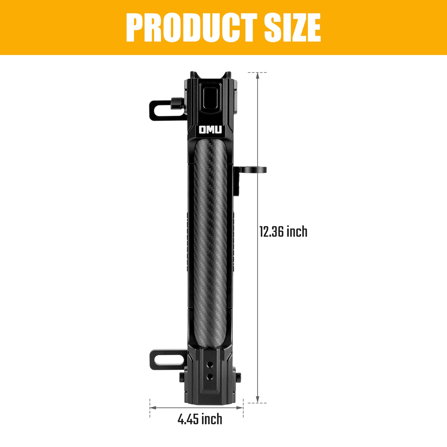 OMU Aluminum Tailgate Flagpole Holder Bracket For Jeep Wrangler JK 2007-2017 And JL2018