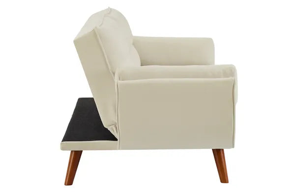 75' Flared Arm Convertible Sleeper Sofa