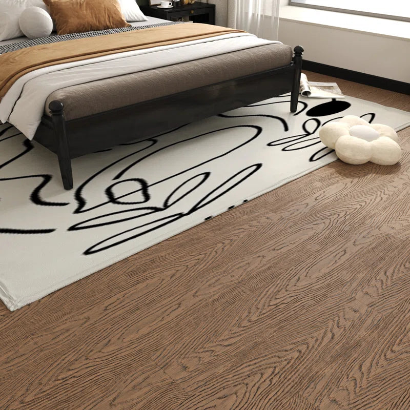 JEEDESON 40.15 Inches Long X 5.11 Inches Wide X 0.6 Inches Thick Walnut-colored Prefinished Solid Bamboo Flooring, Tongue And Groove Connection, 20 Sq Ft Per Box,14 Pieces