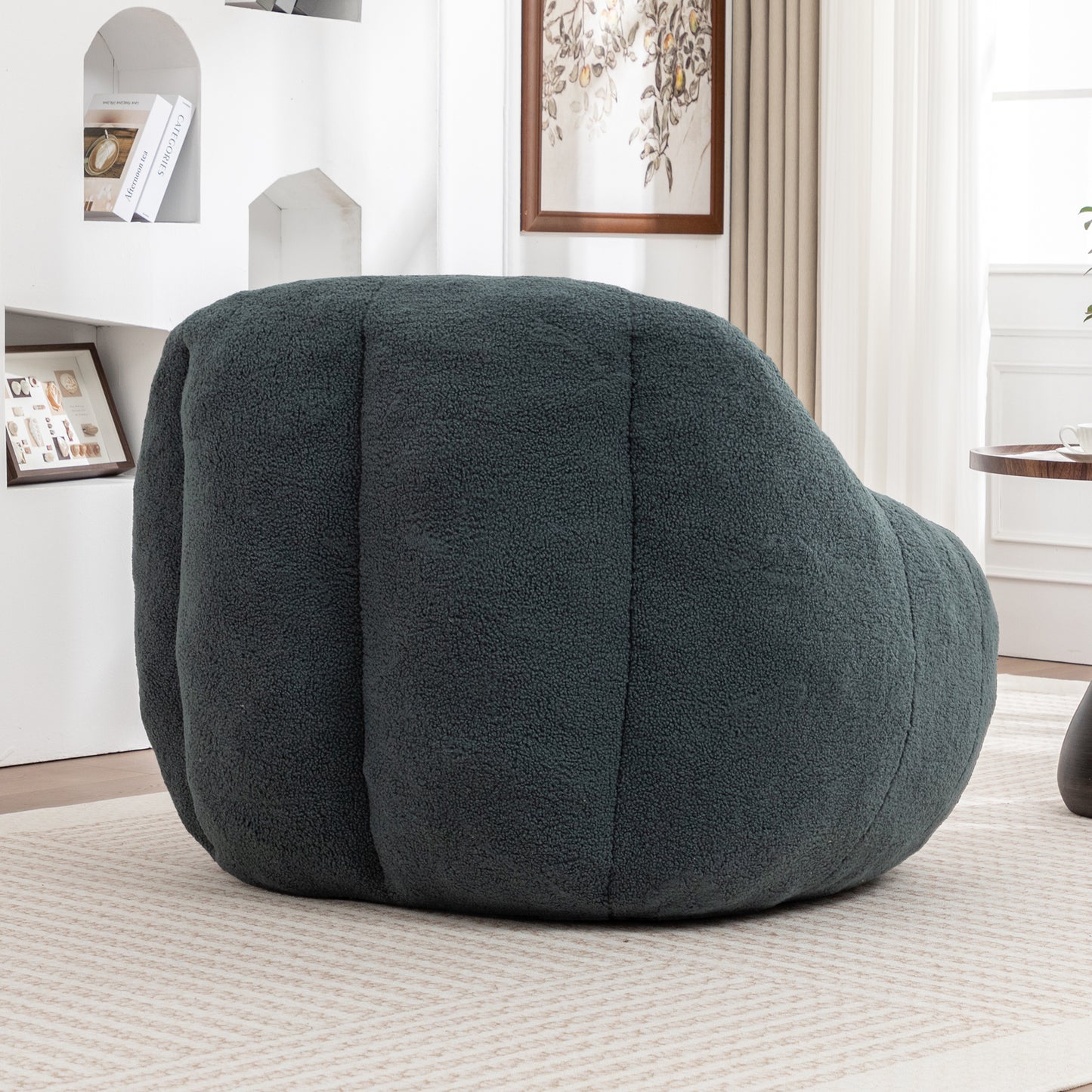 Bean Bag Chair With Filler, Bean Bag Sofa With Tufted Soft Stuffed Filling, Fluffy And Lazy Sofa, Comfy Cozy BeanBag Chairs With Memory Foam For Dorm, Apartment, Living Room