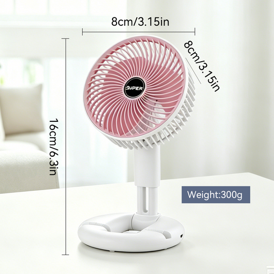Storage Fan P Ink Li-On Rechargeable