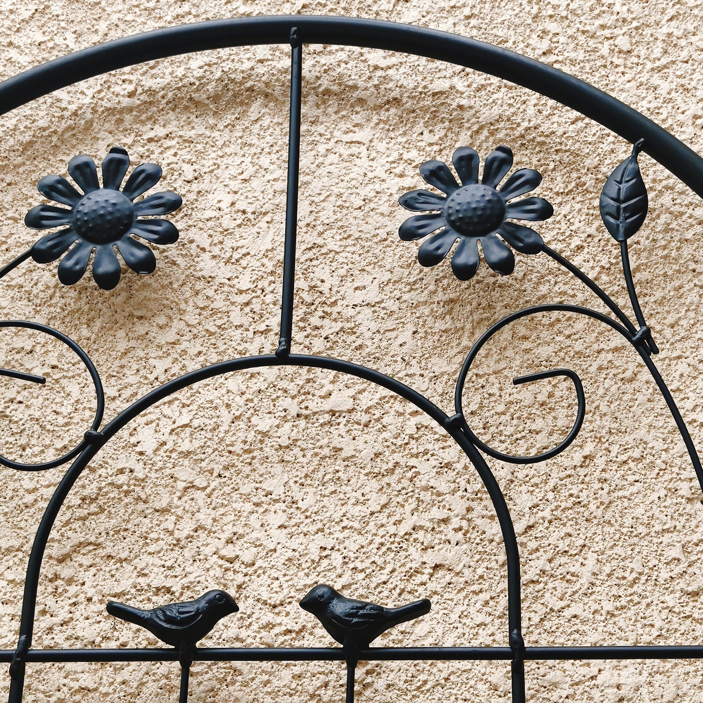 2 Pack Metal Garden Trellis 86.7  X 19.7  Rustproof Trellis For Climbing Plants Outdoor Flower Support Black
