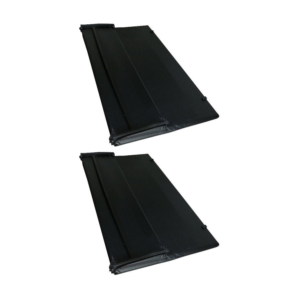 2 Sets Of - 4-FOLD 5.5' Soft Tonneau Cover For F150 15-22 Ford F-150 F150 Truck 5.5FT--VX-A001-225397