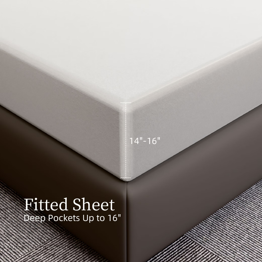 Bedding Full Bed Sheets Set - 4 Piece Bedding - Brushed Microfiber - Shrinkage And Fade Resistant - Easy Care -Full, White