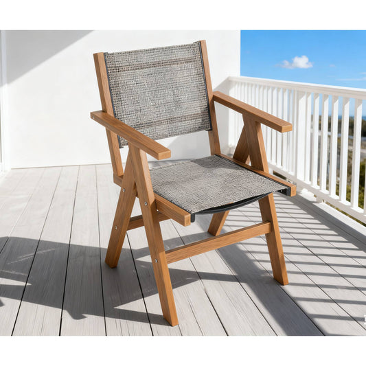 HIPS Outdoor Dining Chair Perfect For Patio Meal Togethers & Garden Brunch Relaxation Moments