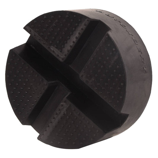 2PCS Universal Car Rubber Cross Slotted Jack Pad Adapter Guard Rail Floor