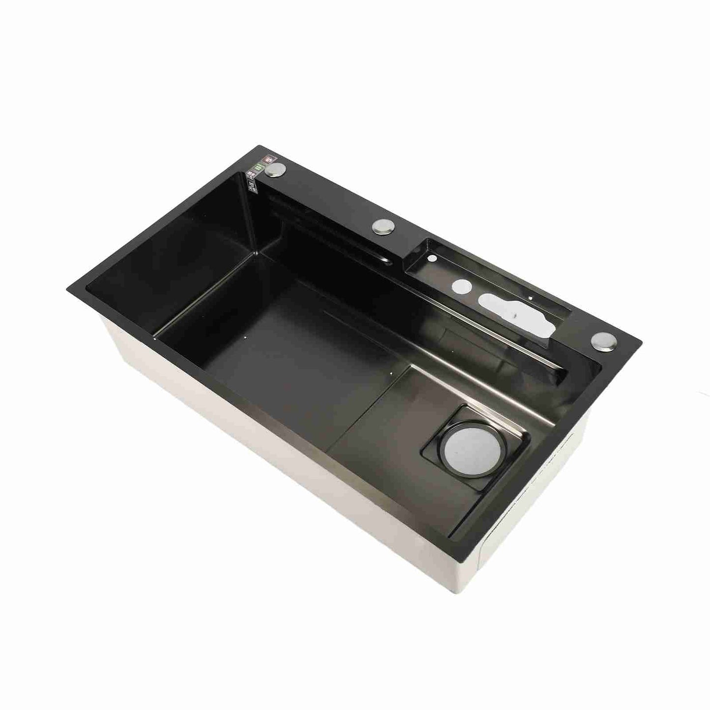 Smart Kitchen Sink Professional Stainless Steel Thickened Brushed Surface Large Capacity Washbasin Digital Display Kitchen Sink