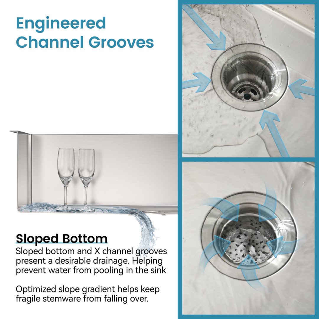 Stainless Steel Kitchen Sink, Single Bowl, Overmount Handmade Sink In Brushed, With Cutting Board, Colander