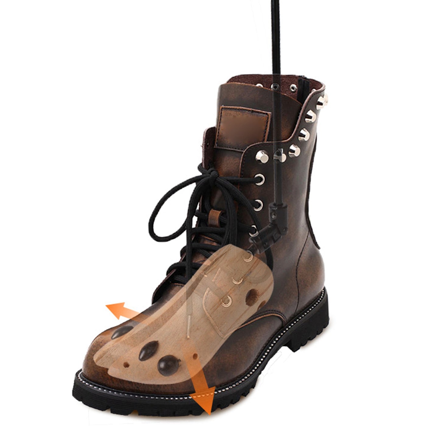 M-L Options -- 1Pc One Pair Boot Stretcher Adjustable Width Shoe Shaper Wooden Boot Widener Expander For Men Women