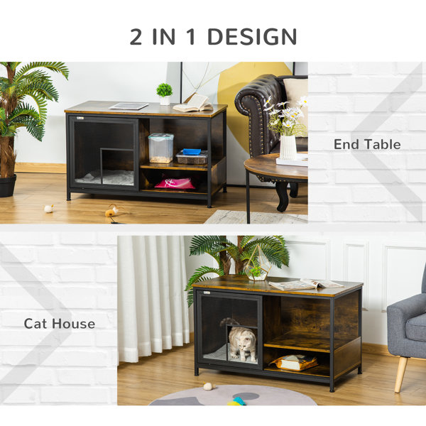 Wooden Cat House