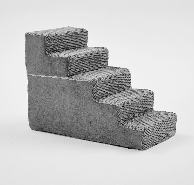 Staircase Ramps Designed For Small Dogs And Cats, High-density Foam Curved Pet Steps, Dog Steps