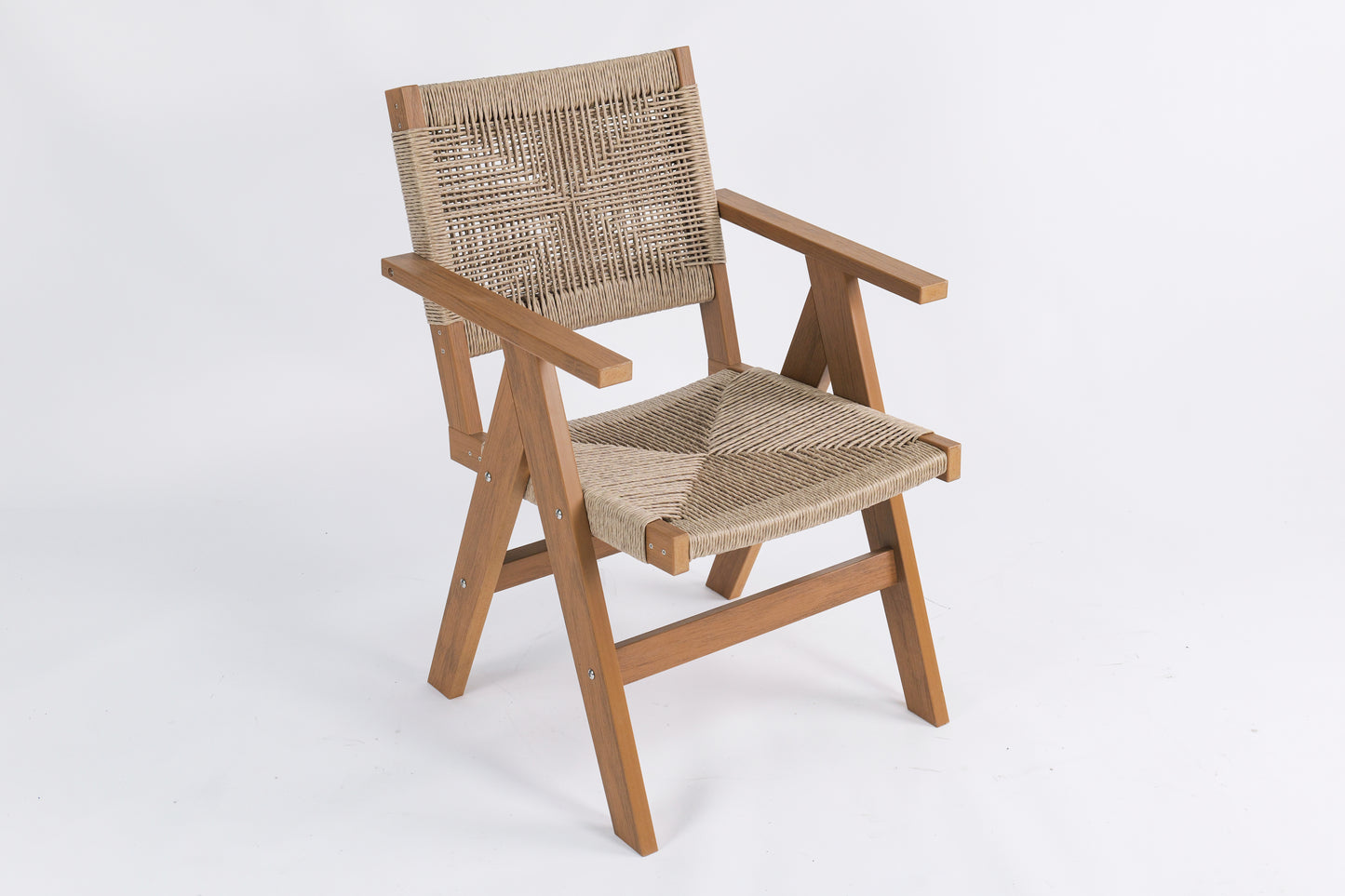 HIPS Sturdy Outdoor Dining Chair Ideal For Deck Dinner Parties & Year-Round Al Fresco Dining
