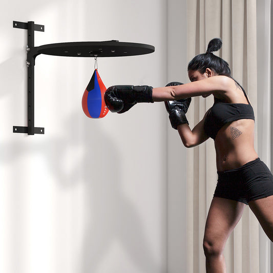 Wall Mounted Speed Bag Platform, Height Adjustable Punching Bag Training Kit Speed Ball Swivels 360 Degrees With Concrete, Solid Brick And Thick Wooden Walls