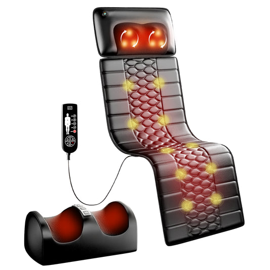 Amazon Restricted Products  Foldable Massage Mattress Controller With Smart Heating And Timer, Perfect For Full-body Relaxation At Home, Portable And Convenient For Home Use