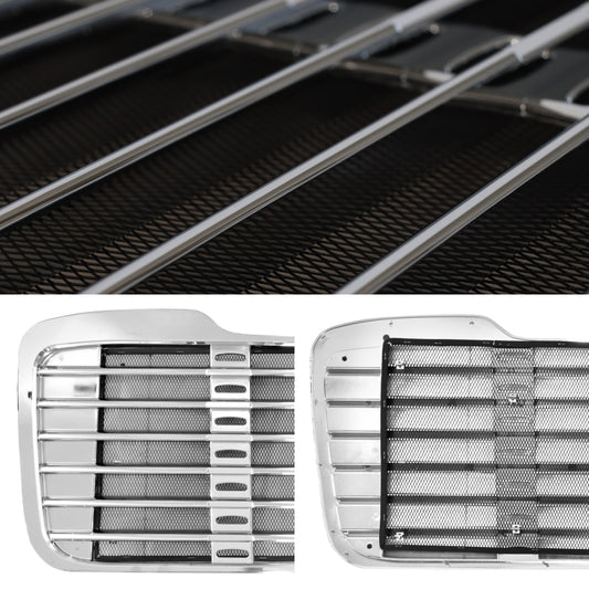 Chrome Grille With Bug Screen Fit For 2003-2015 Freightliner M2100 106 112