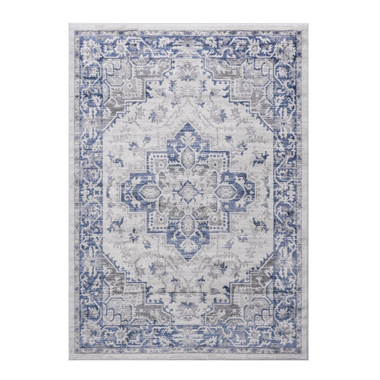 MARFI 6X9 Blue  Grey  Oriental Area Rug